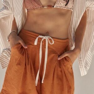 Free People Free-Est  Orange Women's Shorts NWT